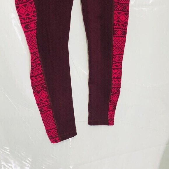 Adidas Pants Womens Adult Small Sweat Climawarm Maroon Activewear Athletic Pant - Picture 2 of 8